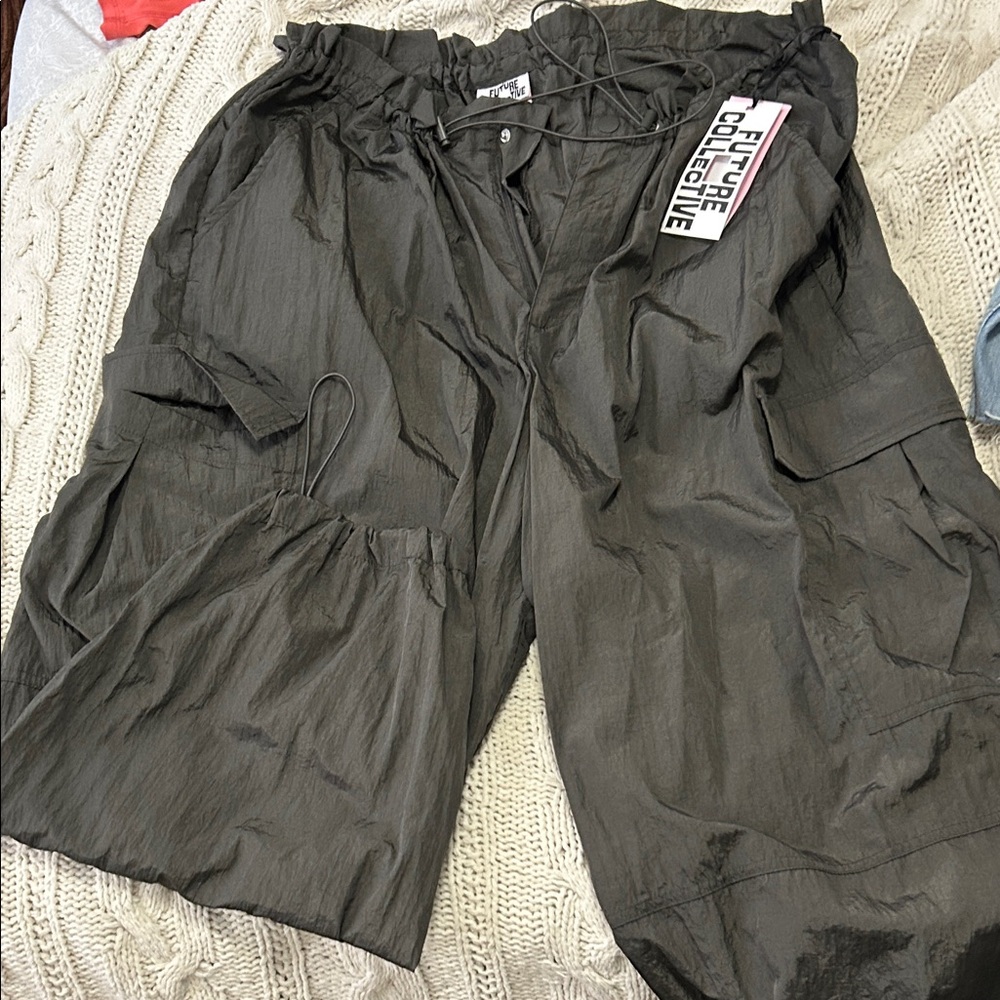 Future Collective Alani Noelle collaboration Women's grey track pants